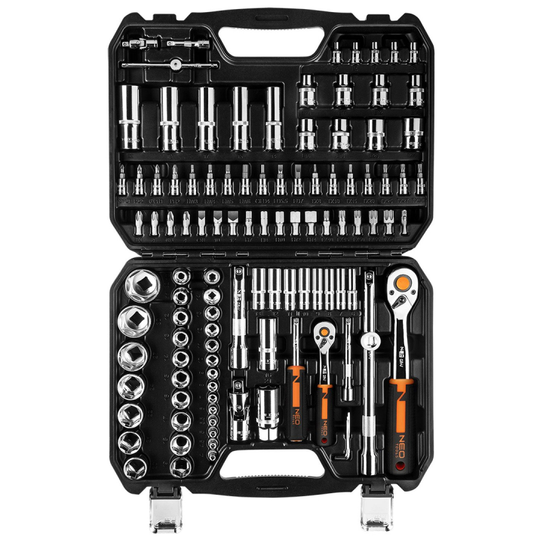 Galvučių rinkinys 1/4", 1/2", 110 vnt. 2