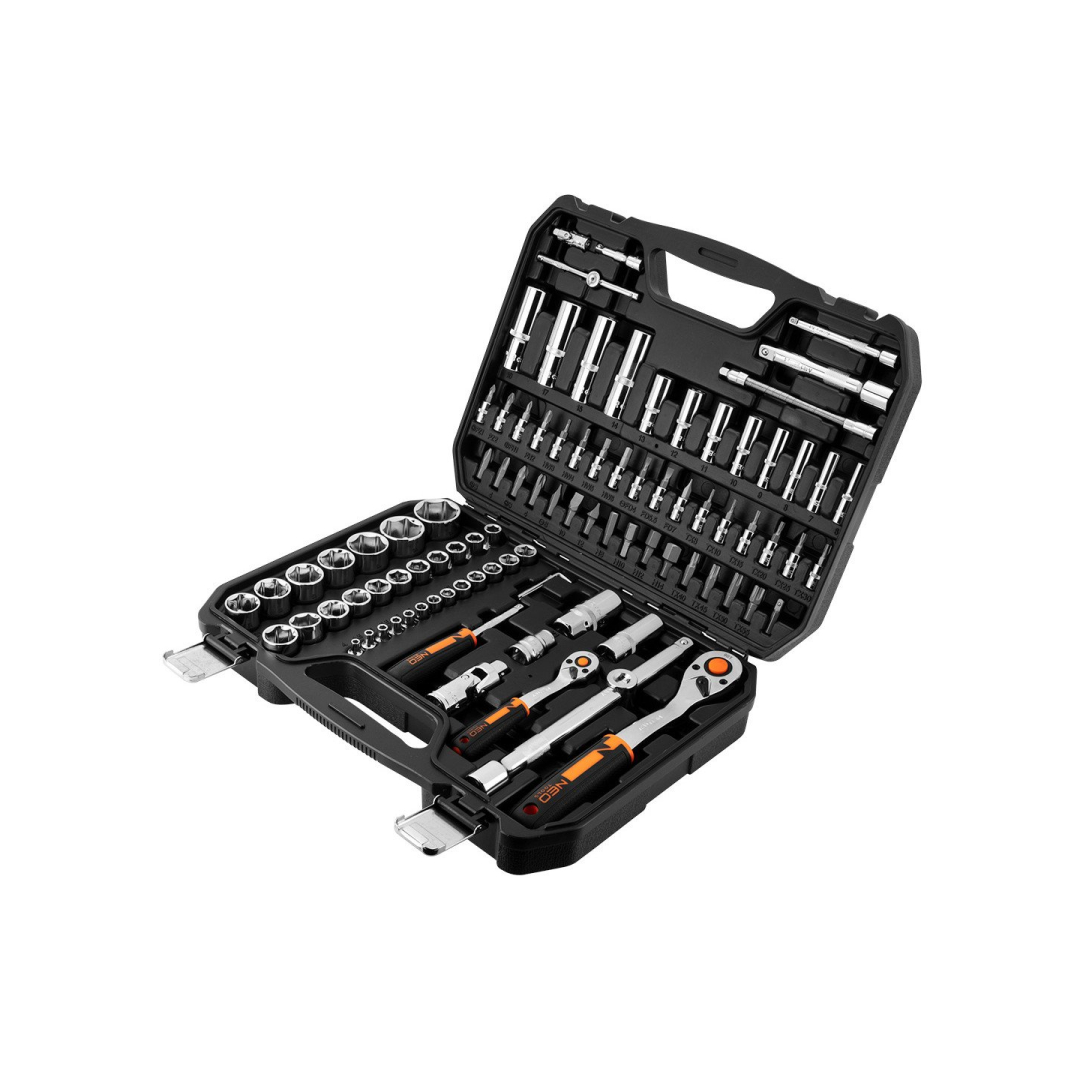 Galvučių rinkinys 1/4", 1/2", 94 vnt. 3 Galvučių rinkinys 1/4", 1/2", 94 vnt. 3