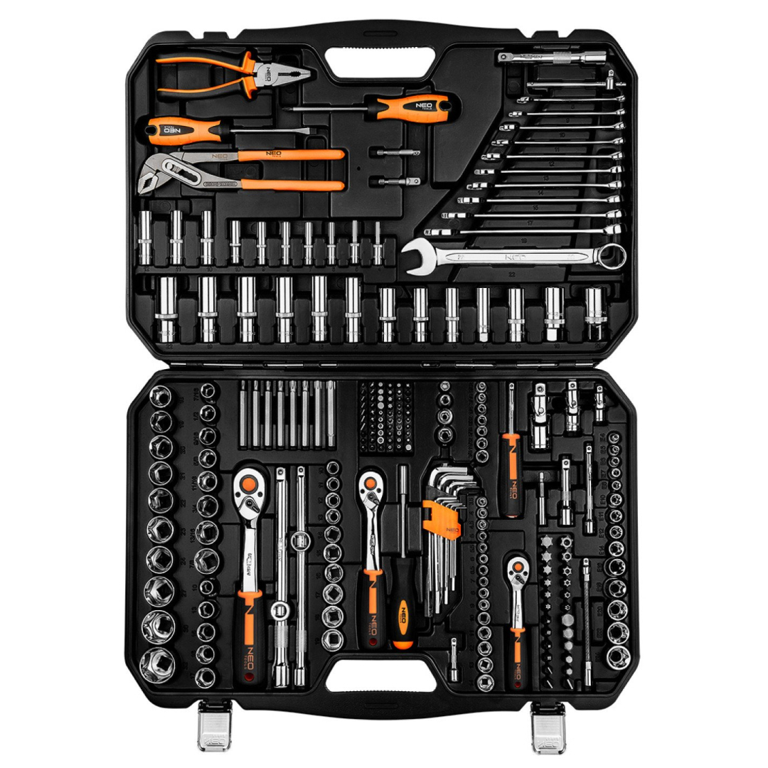 Galvučių rinkinys 1/4", 3/8", 1/2", 233 vnt. 4