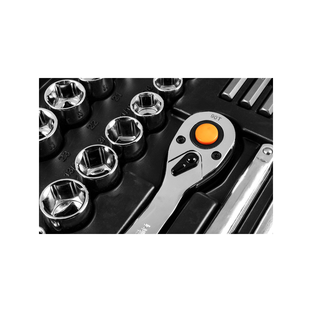 Galvučių rinkinys 1/4", 3/8", 1/2", 233 vnt. 5