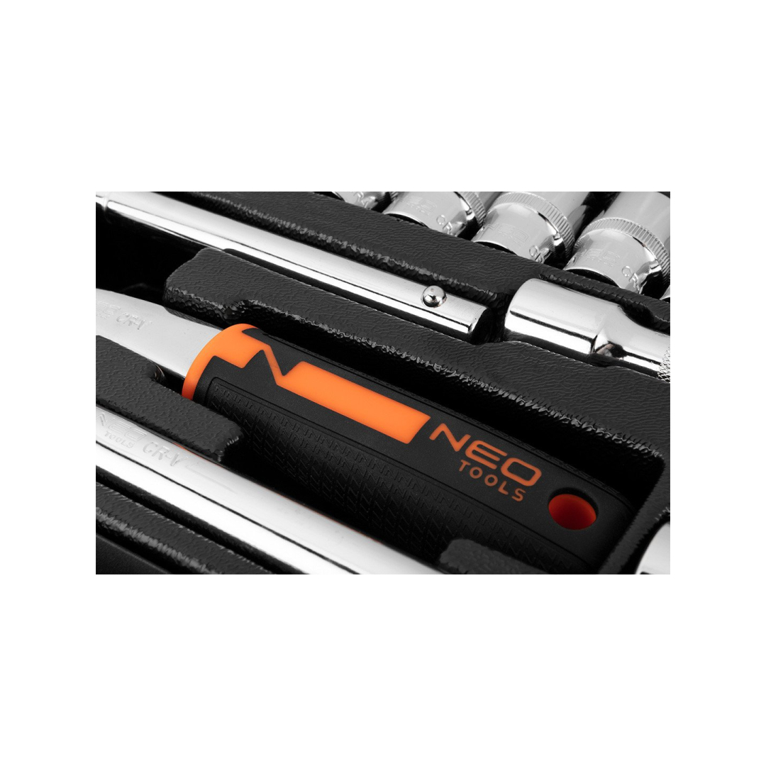 Galvučių rinkinys 25 vnt. rinkinys, 1/2" , CrV 7 Galvučių rinkinys 25 vnt. rinkinys, 1/2" , CrV 7