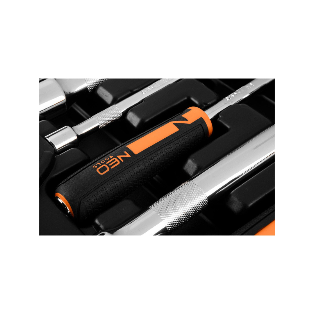 Galvučių rinkinys 73 vnt. rinkinys, 1/2", 1/4" , CrV 5