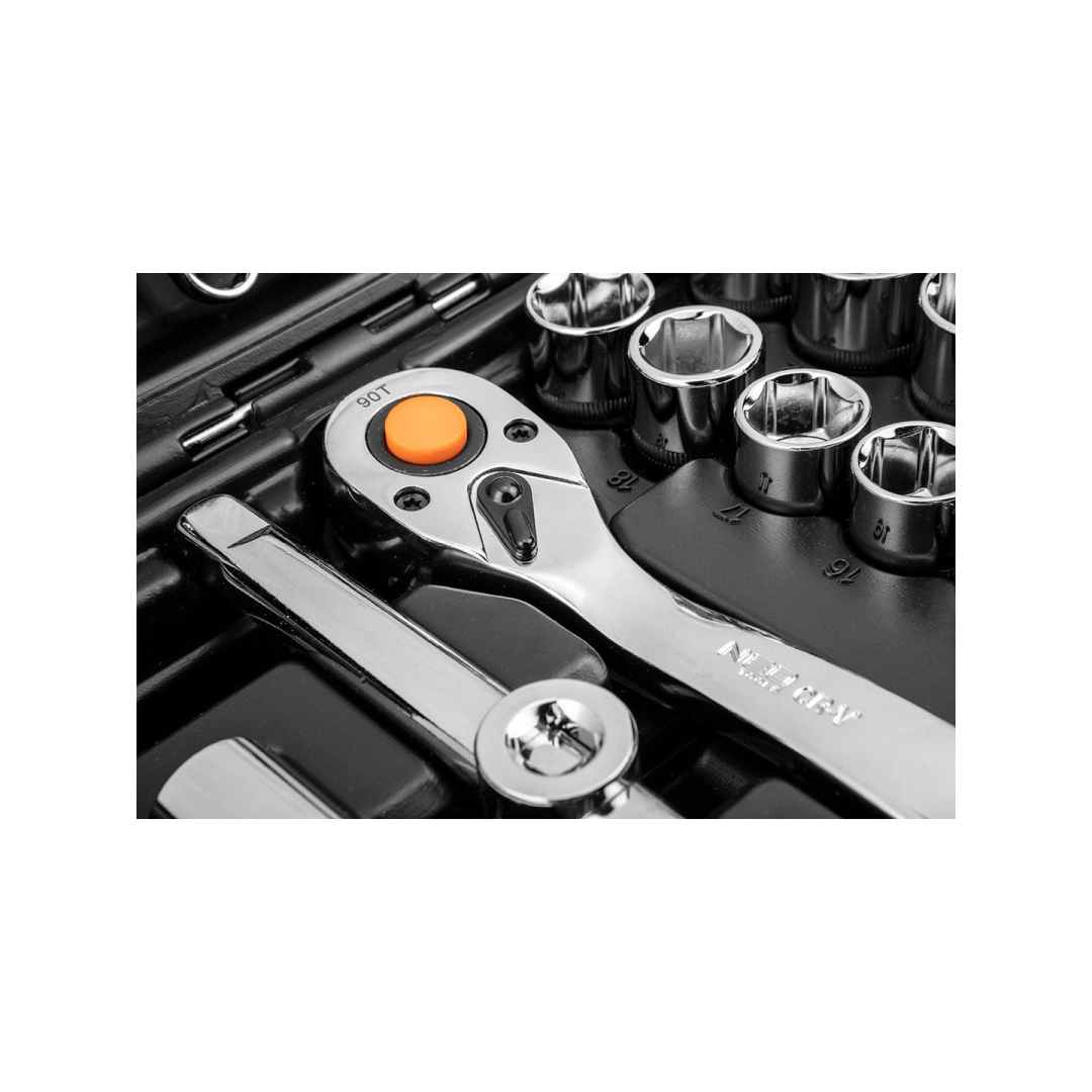 Galvučių rinkinys 82 vnt. rinkinys, 1/2", 1/4" 4