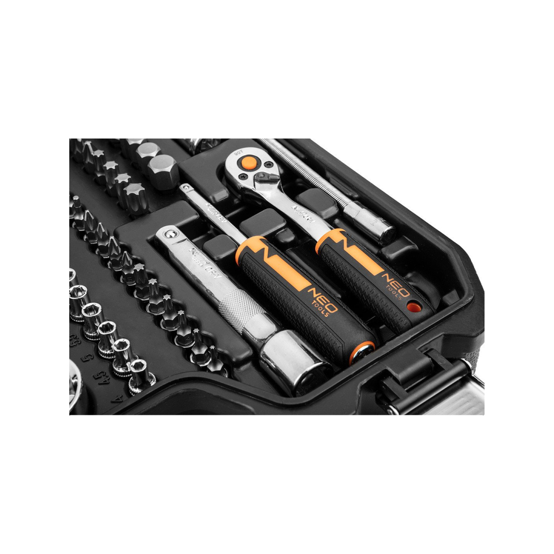 Galvučių rinkinys 82 vnt. rinkinys, 1/2", 1/4" , ECO 7