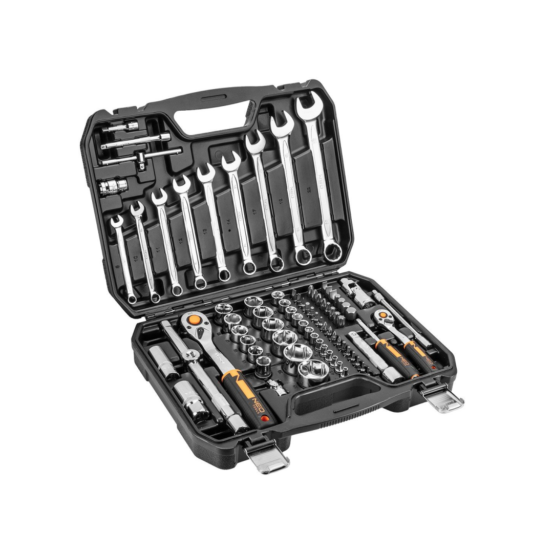 Galvučių rinkinys 82 vnt. rinkinys, 1/2", 1/4" Galvučių rinkinys 82 vnt. rinkinys, 1/2", 1/4"