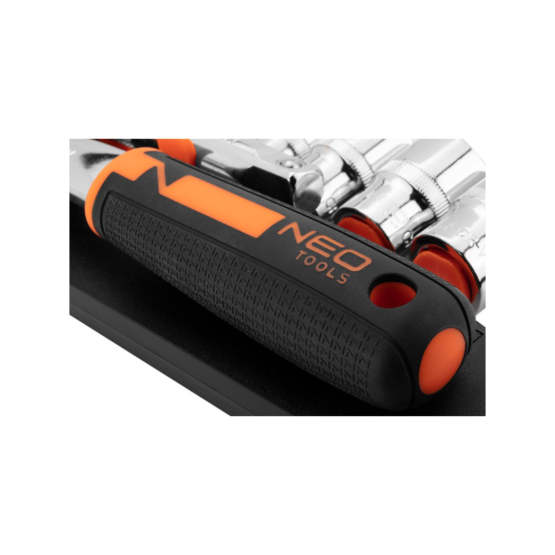 Galvučių veržliarakčiai 1/4", 14 vnt. 5 Galvučių veržliarakčiai 1/4", 14 vnt. 5