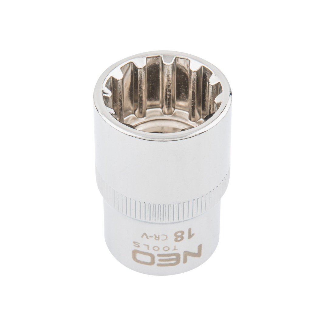 Galvutė dvylikakampė 1/2", 18mm,