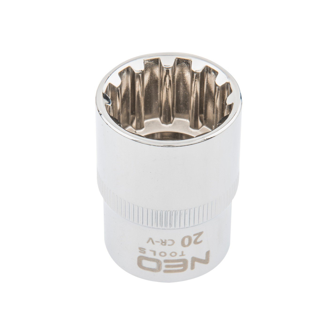 Galvutė dvylikakampė 1/2", 20mm,