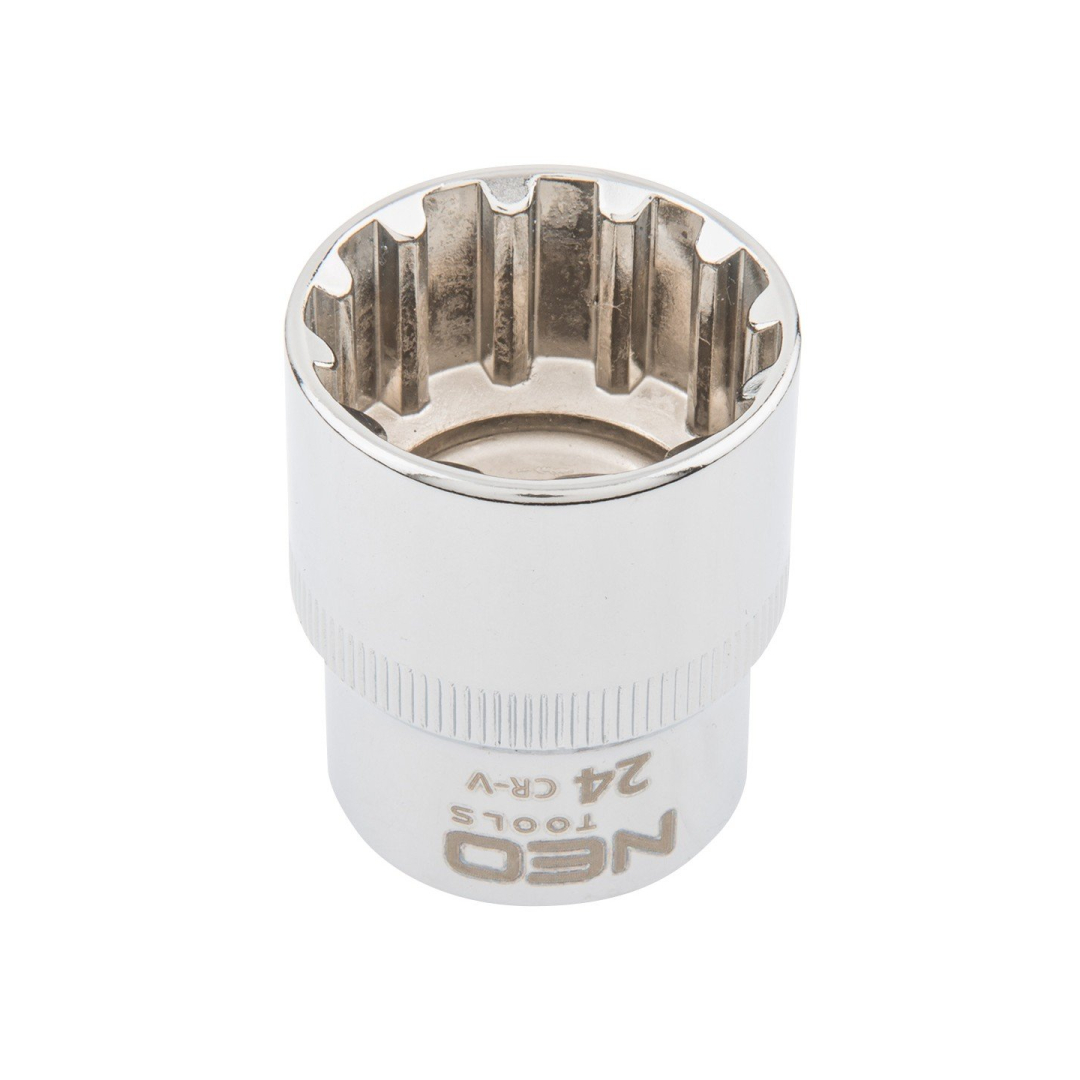 Galvutė dvylikakampė 1/2", 24mm, Galvutė dvylikakampė 1/2", 24mm,