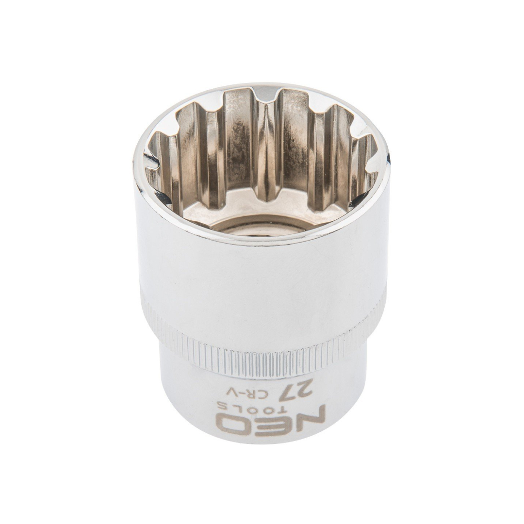 Galvutė dvylikakampė 1/2", 27mm, Galvutė dvylikakampė 1/2", 27mm,