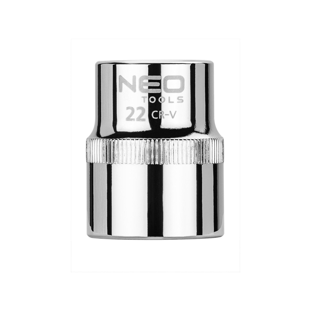 Galvutė šešiakampė 1/2", 22mm, Galvutė šešiakampė 1/2", 22mm,