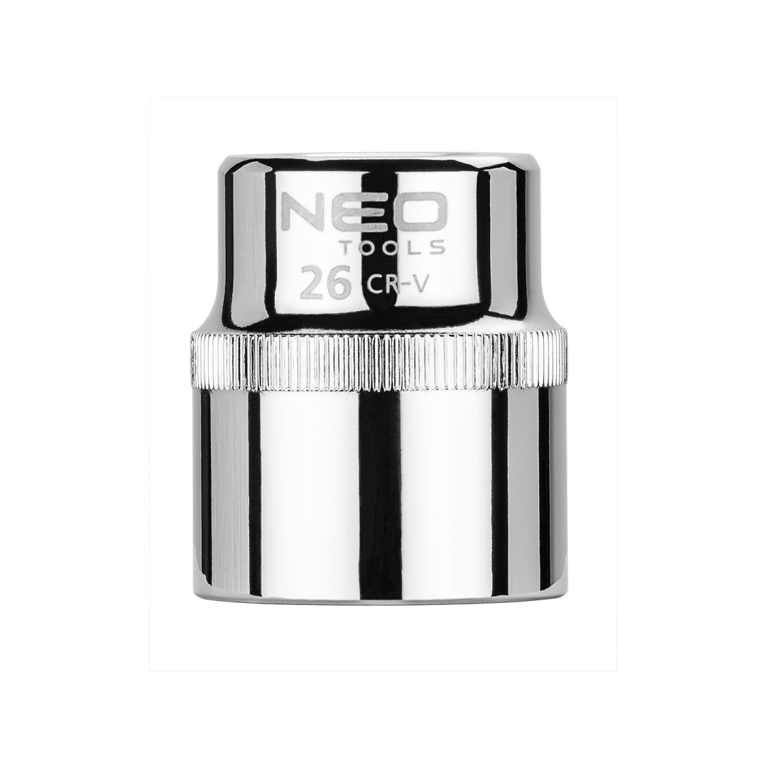 Galvutė šešiakampė 1/2", 26mm, Galvutė šešiakampė 1/2", 26mm,