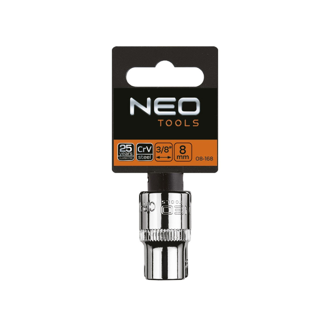 Galvutė šešiakampė 3/8'', 8 mm 1 Galvutė šešiakampė 3/8'', 8 mm 1