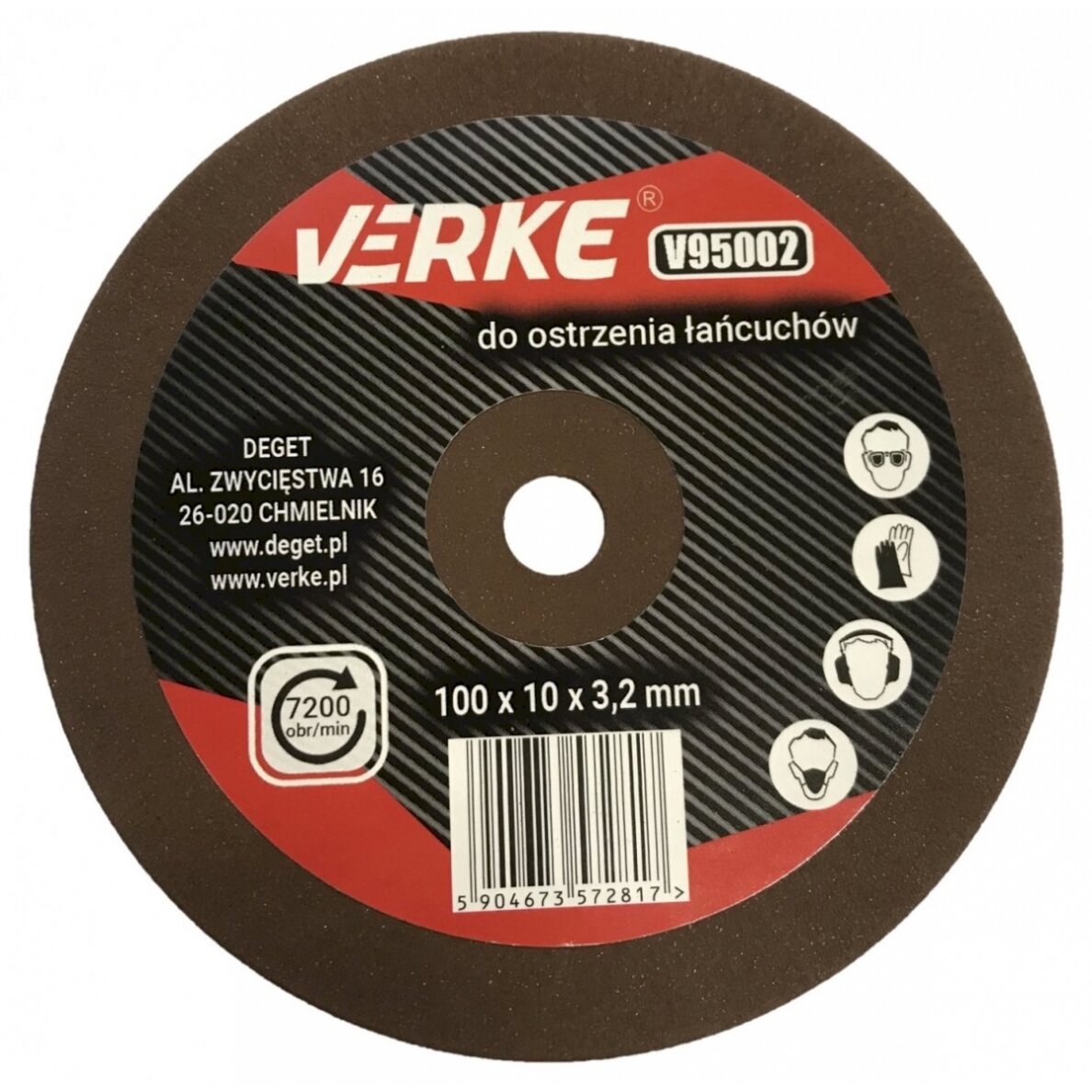 Galandinimo diskas grandinėms | Ø 100 x 10 x 3,2 mm (H95002) Galandinimo diskas grandinėms | Ø 100 x 10 x 3,2 mm (H95002)