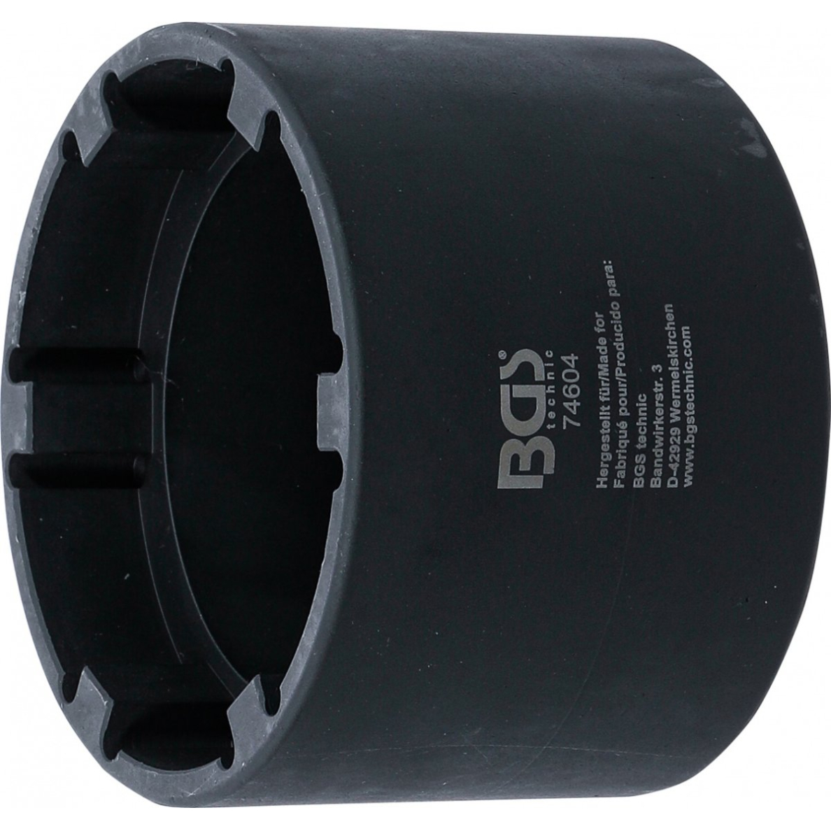 Galinės ašies veržlės galvutė | vidiniai dantukai | DAF (LF 45) 12t (74604B)