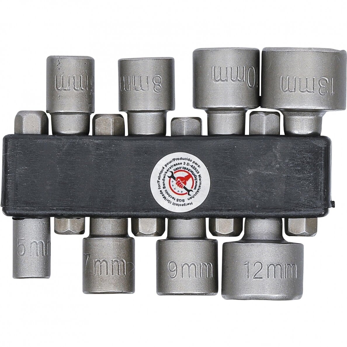 Galvučių rinkinys BGS-technic 1/4", 5-13mm, 8 vnt. 1 Galvučių rinkinys BGS-technic 1/4", 5-13mm, 8 vnt. 1