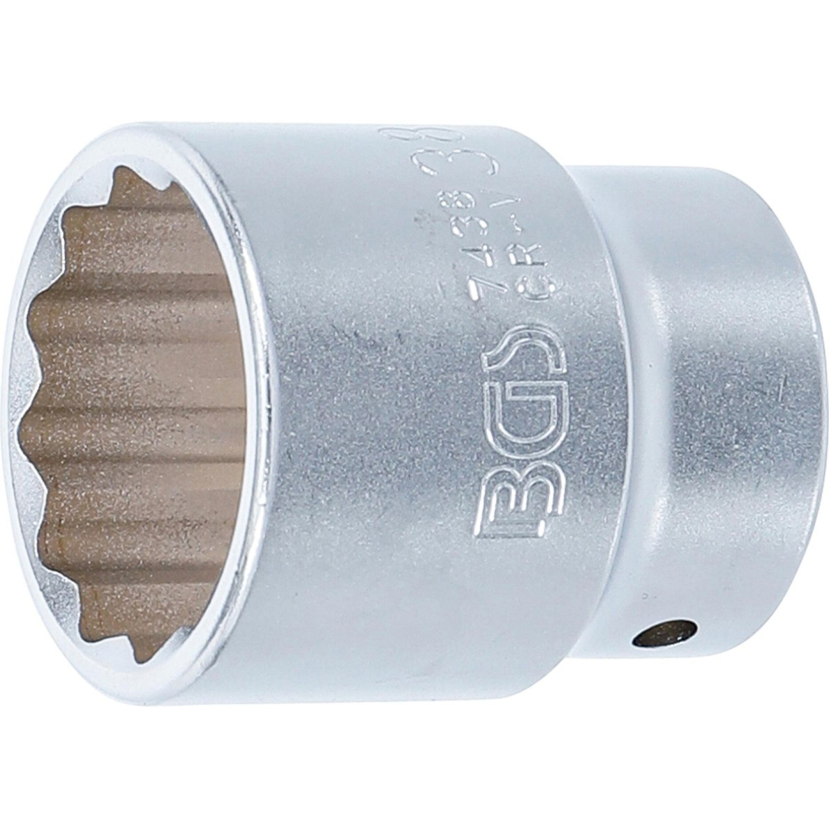 Galvutė 12-kampė | 20 mm (3/4") | 38 mm (7438) Galvutė 12-kampė | 20 mm (3/4") | 38 mm (7438)