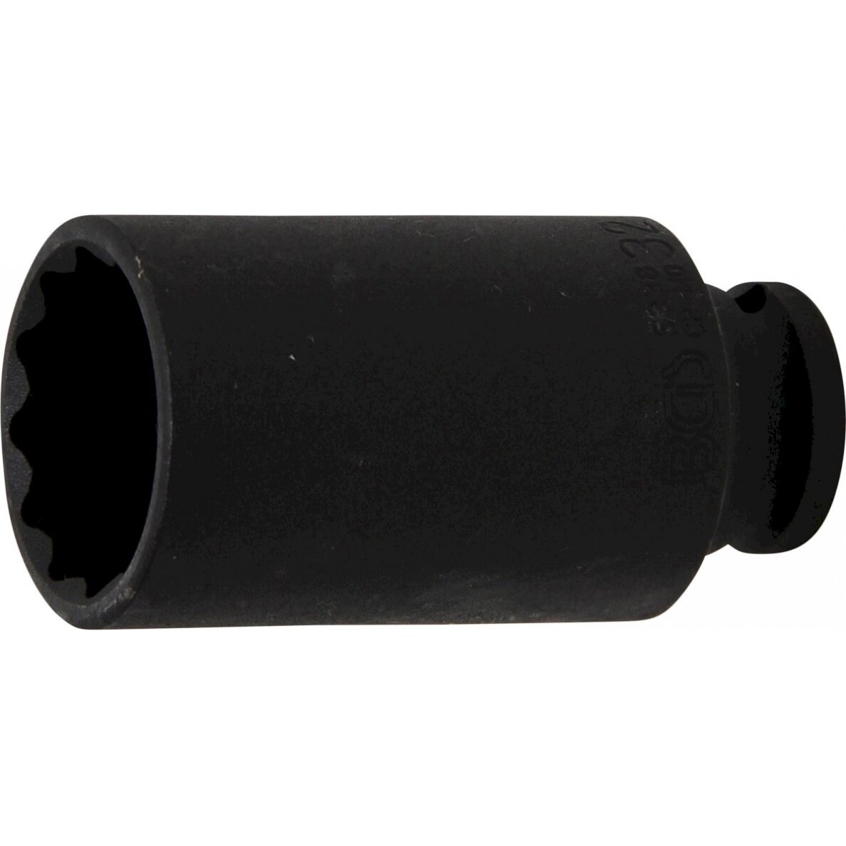 Galvutė ilga smūginė plonasienė 12 kampų | 12,5 mm (1/2") | 32 mm (5338) Galvutė ilga smūginė plonasienė 12 kampų | 12,5 mm (1/2") | 32 mm (5338)