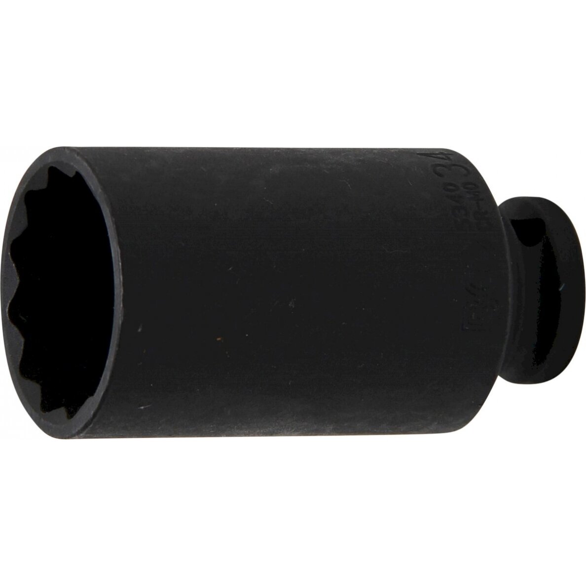 Galvutė ilga smūginė plonasienė 12 kampų | 12,5 mm (1/2") | 34 mm (5340)