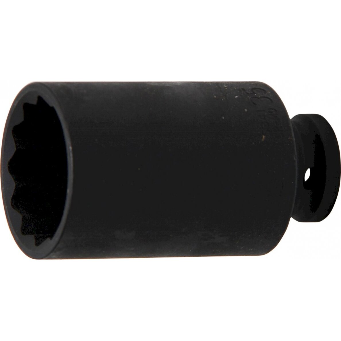 Galvutė ilga smūginė plonasienė 12 kampų | 12,5 mm (1/2") | 35 mm (5341)