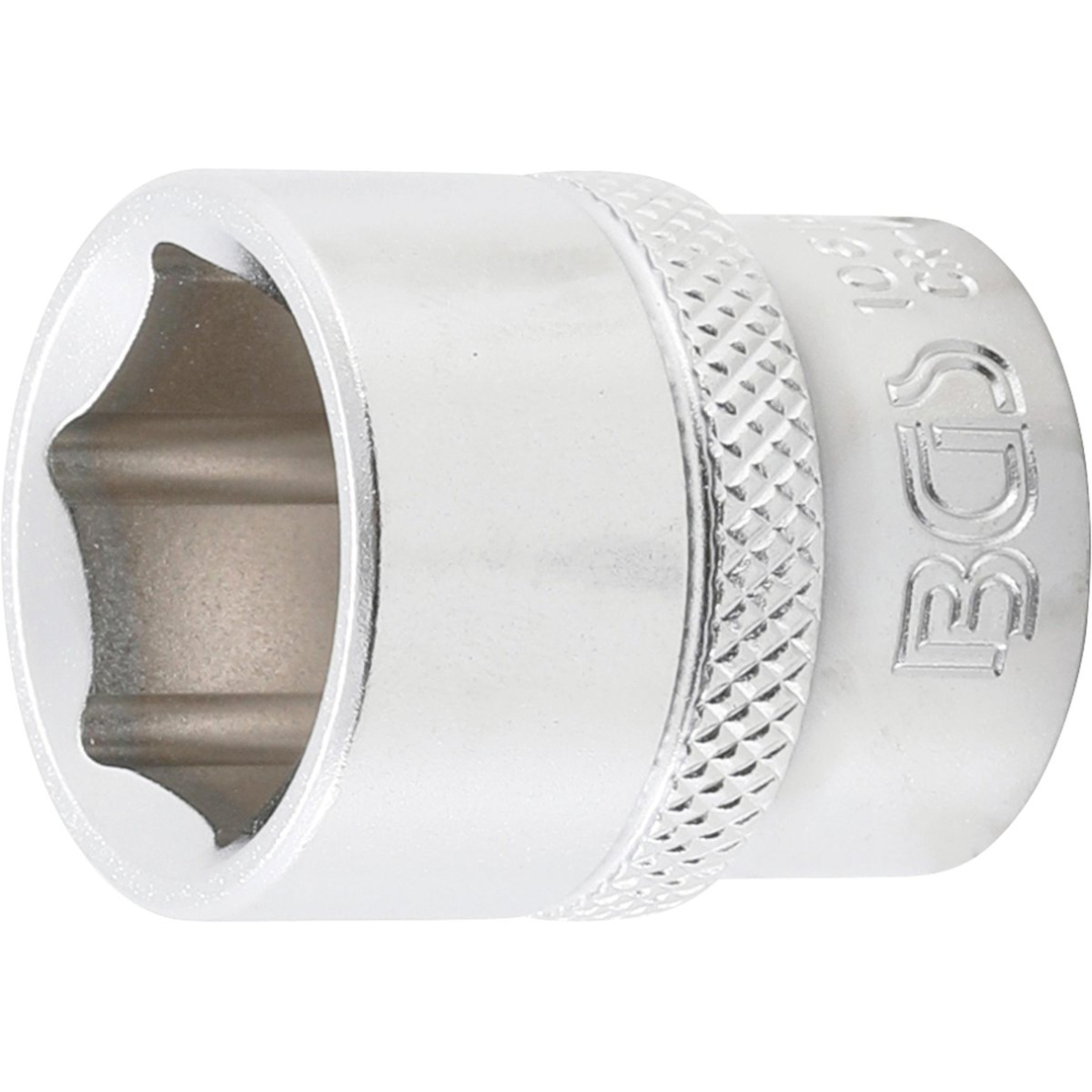 Galvutė šešiakampė | 10 mm (3/8") | 18 mm (10618) Galvutė šešiakampė | 10 mm (3/8") | 18 mm (10618)