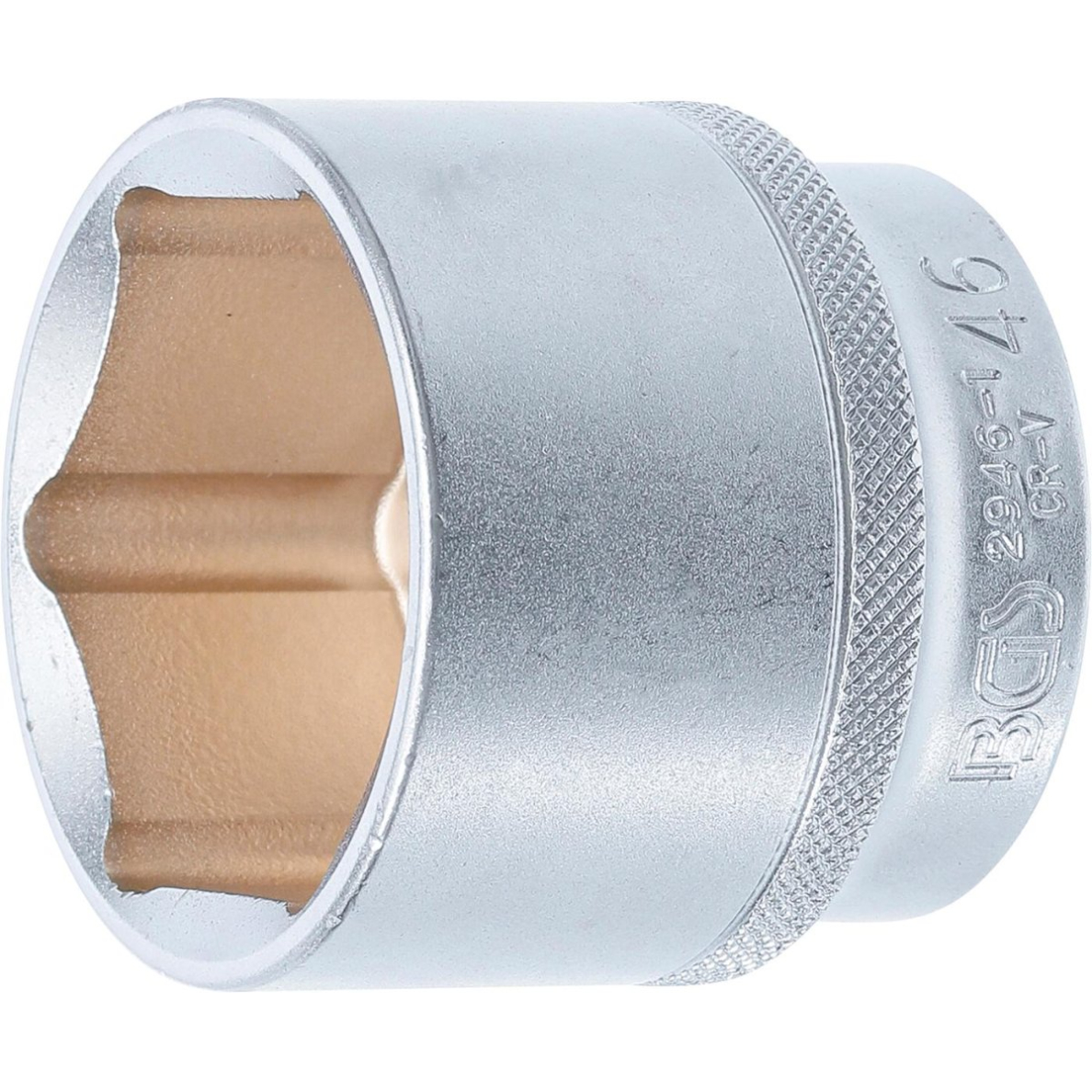 Galvutė šešiakampė | 12.5 mm (1/2") | 46 mm (2946-1) Galvutė šešiakampė | 12.5 mm (1/2") | 46 mm (2946-1)