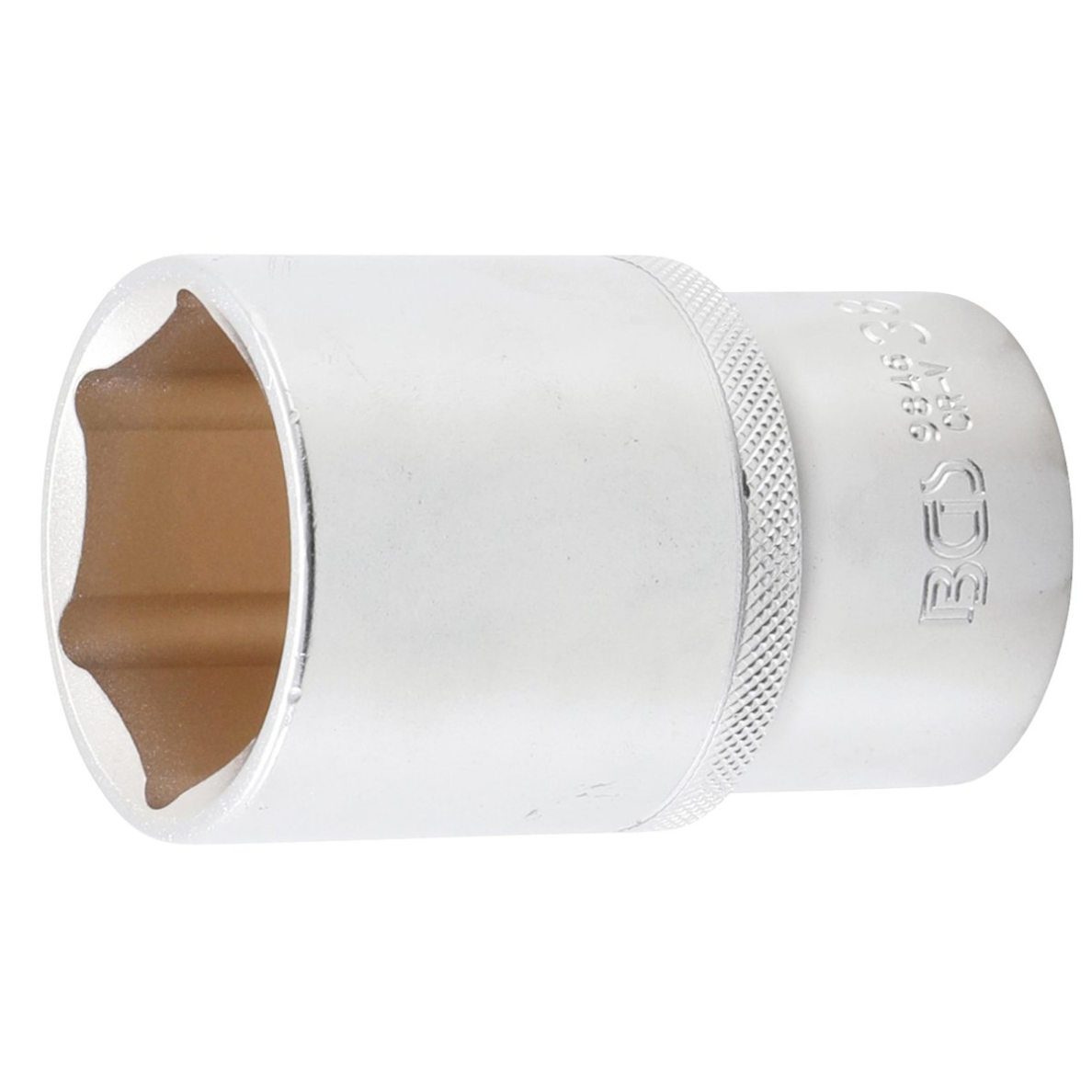 Galvutė šešiakampė ilga | 12,5 mm (1/2") | 38 mm (9846) Galvutė šešiakampė ilga | 12,5 mm (1/2") | 38 mm (9846)