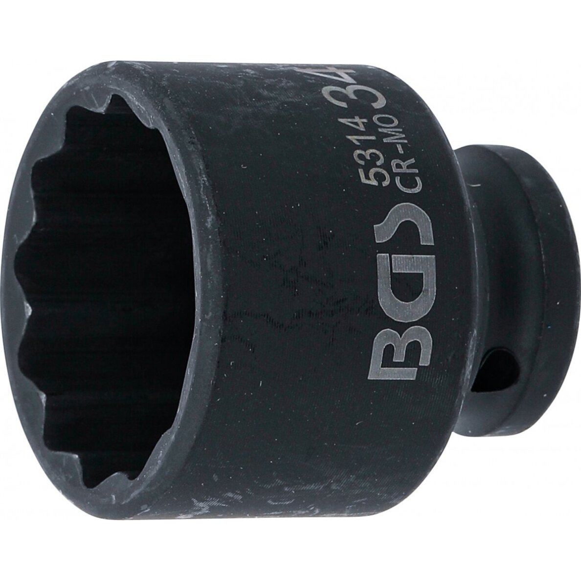 Galvutė smūginė | 12 kampų | 12,5 mm (1/2") | 34 mm (5314)