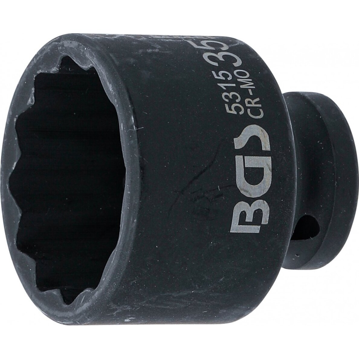 Galvutė smūginė | 12 kampų | 12,5 mm (1/2") | 35 mm (5315)