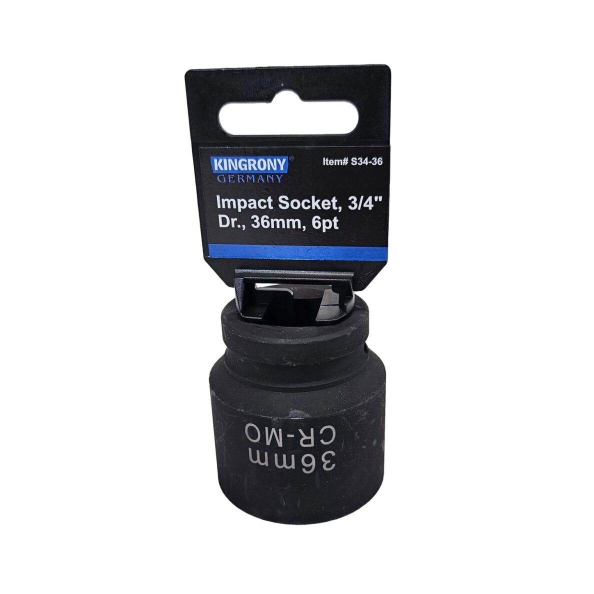 Galvutė smūginė šešiakampė | 20 mm (3/4") | 36 mm (S34-36) Galvutė smūginė šešiakampė | 20 mm (3/4") | 36 mm (S34-36)