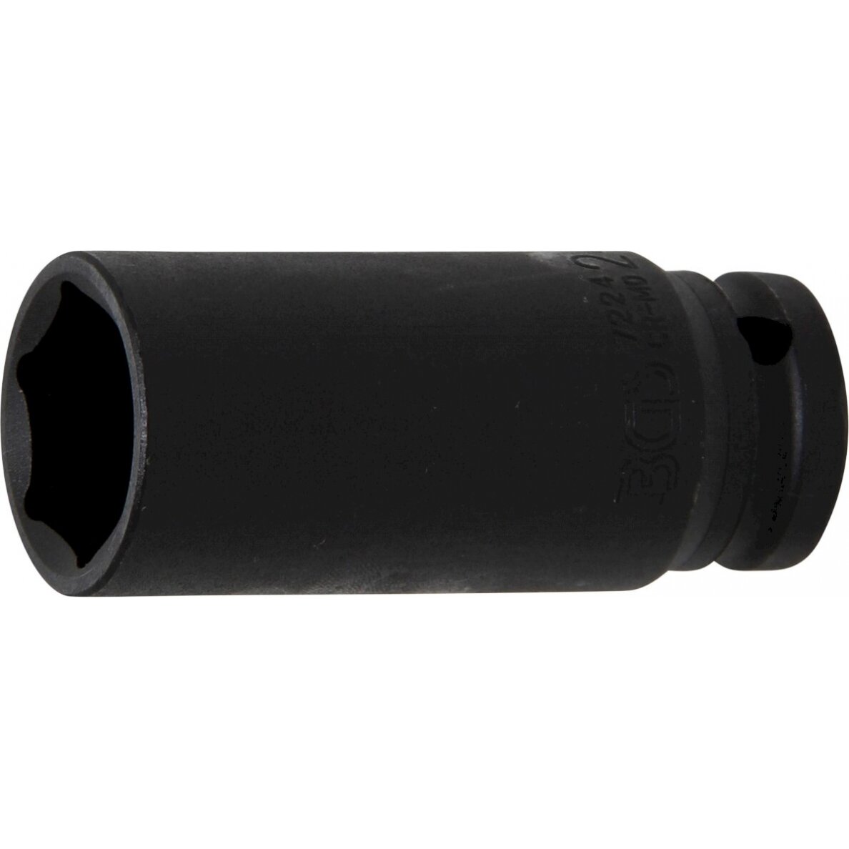 Galvutė smūginė šešiakampė ilga | 12,5 mm (1/2") | 24 mm (7224)