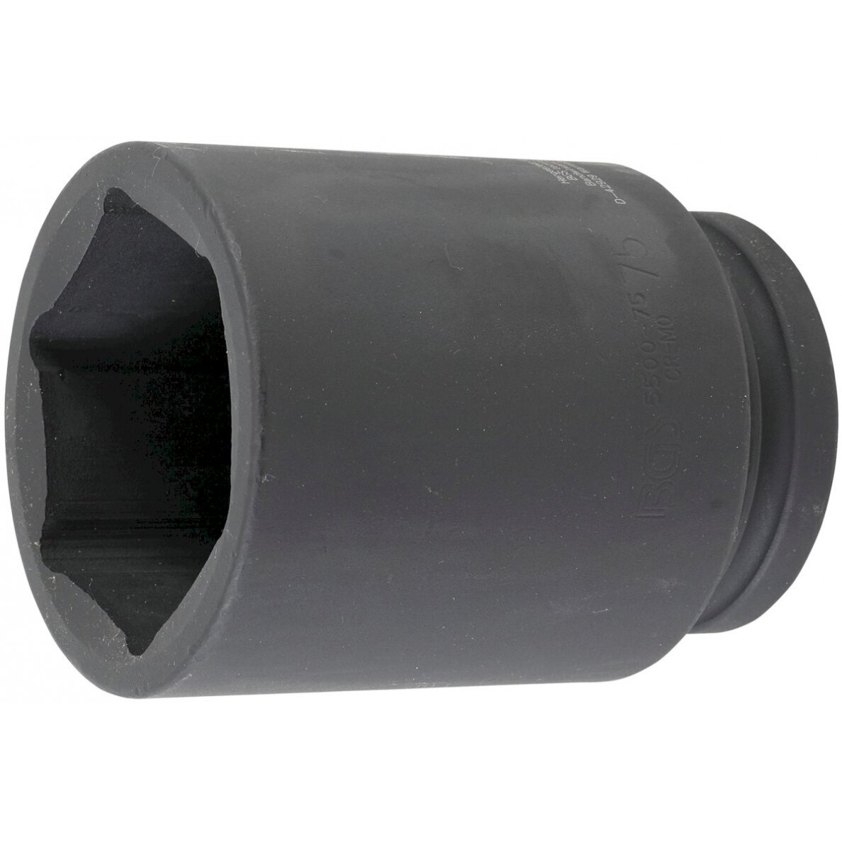 Galvutė smūginė šešiakampė, ilga | 25 mm (1") | 75 mm (5500-75) Galvutė smūginė šešiakampė, ilga | 25 mm (1") | 75 mm (5500-75)