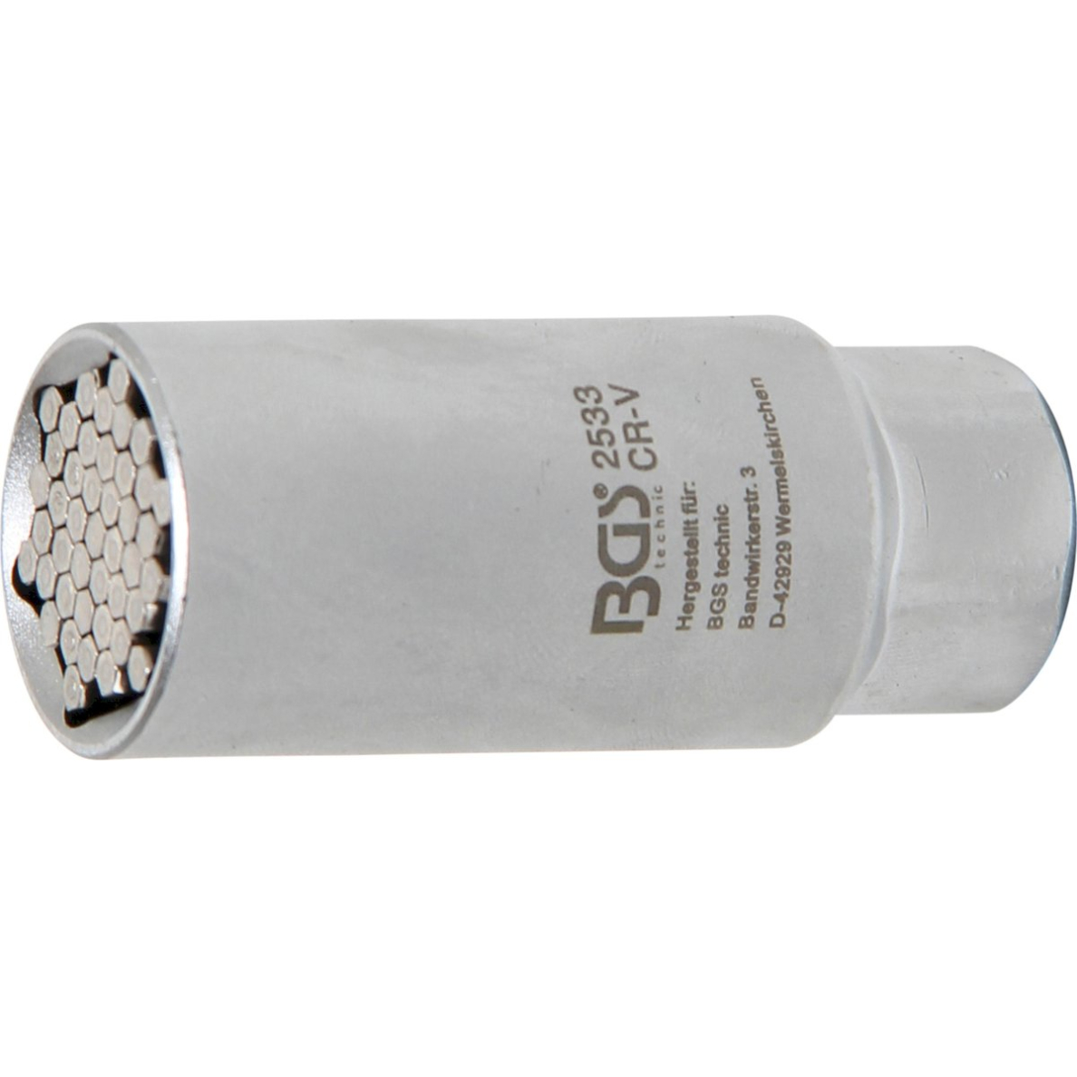 Galvutė universali ilga | 10 mm (3/8") | 9 - 21 mm (2533) Galvutė universali ilga | 10 mm (3/8") | 9 - 21 mm (2533)