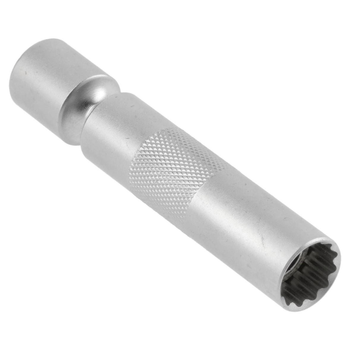 Galvutė žvakėms 3/8" 14mm 12-kamp. bi-hex su šarnyru Galvutė žvakėms 3/8" 14mm 12-kamp. bi-hex su šarnyru