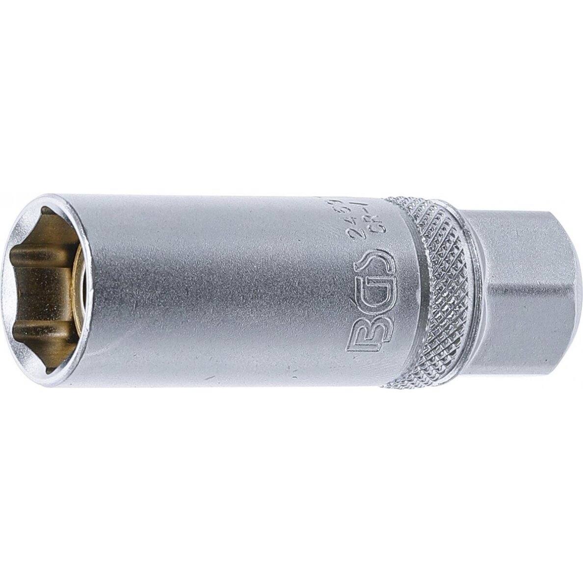 Galvutė žvakėms su magnetu, šešiakampė | 10 mm (3/8") | 16 mm (2469) Galvutė žvakėms su magnetu, šešiakampė | 10 mm (3/8") | 16 mm (2469)