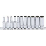 Galvučių rinkinys, 12 kampų, ilgos | 6.3 mm (1/4") | 11 vnt. (5251)