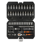 Galvučių rinkinys 1/4", 46 vnt.