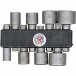 Galvučių rinkinys BGS-technic 1/4", 5-13mm, 8 vnt.