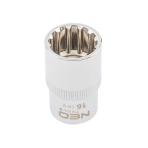 Galvutė daugiakampė 1/2", 16mm,