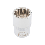 Galvutė dvylikakampė 1/2", 18mm,