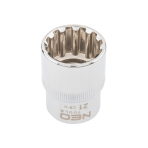 Galvutė dvylikakampė 1/2", 21mm,