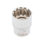 Galvutė dvylikakampė 1/2", 22mm,