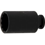 Galvutė ilga smūginė plonasienė 12 kampų | 12,5 mm (1/2") | 33 mm (5339)