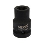 Galvutė smūginė šešiakampė | 12,5 mm (1/2") | 12 mm (YT-1002)