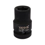 Galvutė smūginė šešiakampė | 12,5 mm (1/2") | 13 mm (YT-1003)
