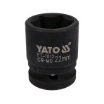 Galvutė smūginė šešiakampė | 12,5 mm (1/2") | 22 mm (YT-1012)