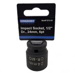 Galvutė smūginė šešiakampė | 12,5 mm (1/2") | 24 mm (S12-24) Galvutė smūginė šešiakampė | 12,5 mm (1/2") | 24 mm (S12-24)