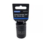 Galvutė smūginė šešiakampė | 20 mm (3/4") | 24 mm (S34-24) Galvutė smūginė šešiakampė | 20 mm (3/4") | 24 mm (S34-24)