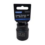 Galvutė smūginė šešiakampė | 20 mm (3/4") | 30 mm (S34-30) Galvutė smūginė šešiakampė | 20 mm (3/4") | 30 mm (S34-30)