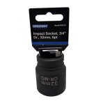 Galvutė smūginė šešiakampė | 20 mm (3/4") | 32 mm (S34-32) Galvutė smūginė šešiakampė | 20 mm (3/4") | 32 mm (S34-32)